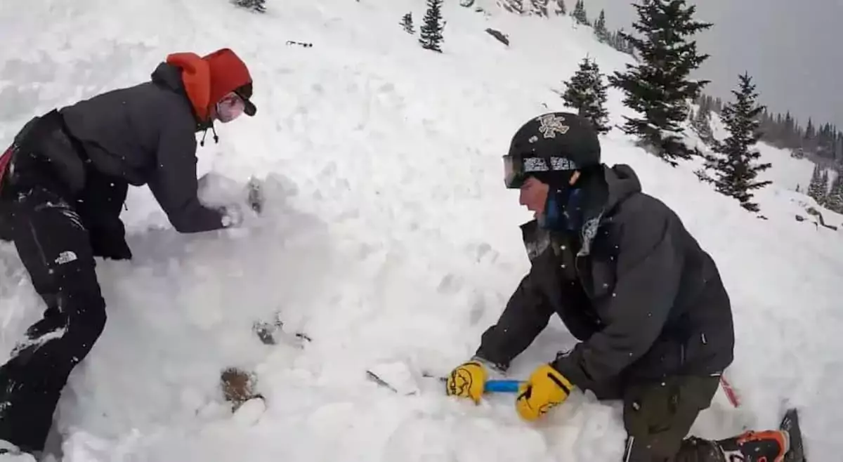 Brave College Student Rescues Dog Trapped in Avalanche, Helmet Cam Captures Heroics